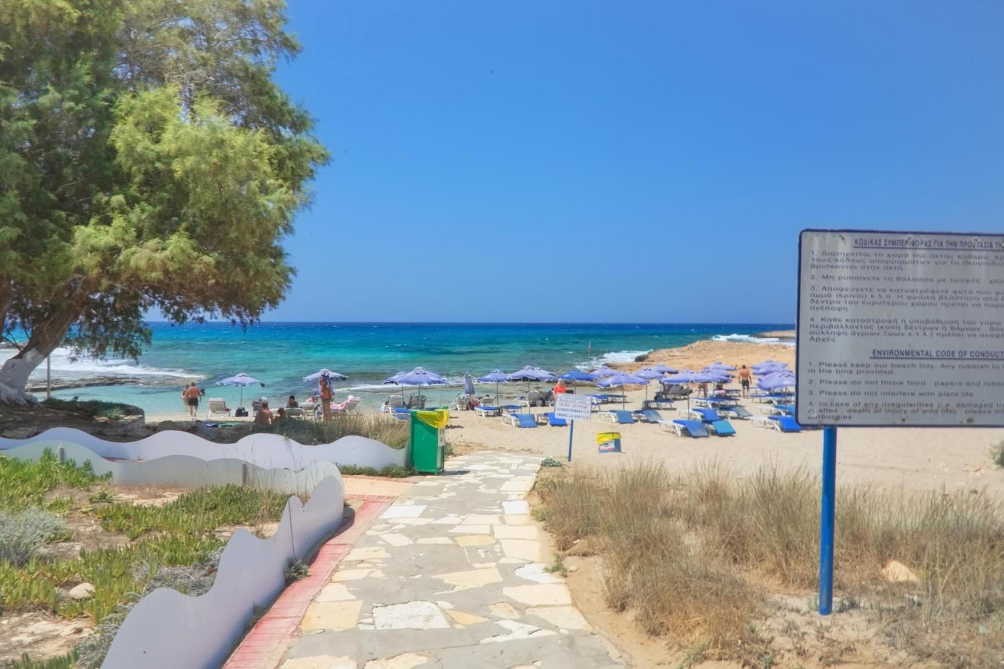 Beachfront Luxury Villa Idania Agia Napa Exterior foto