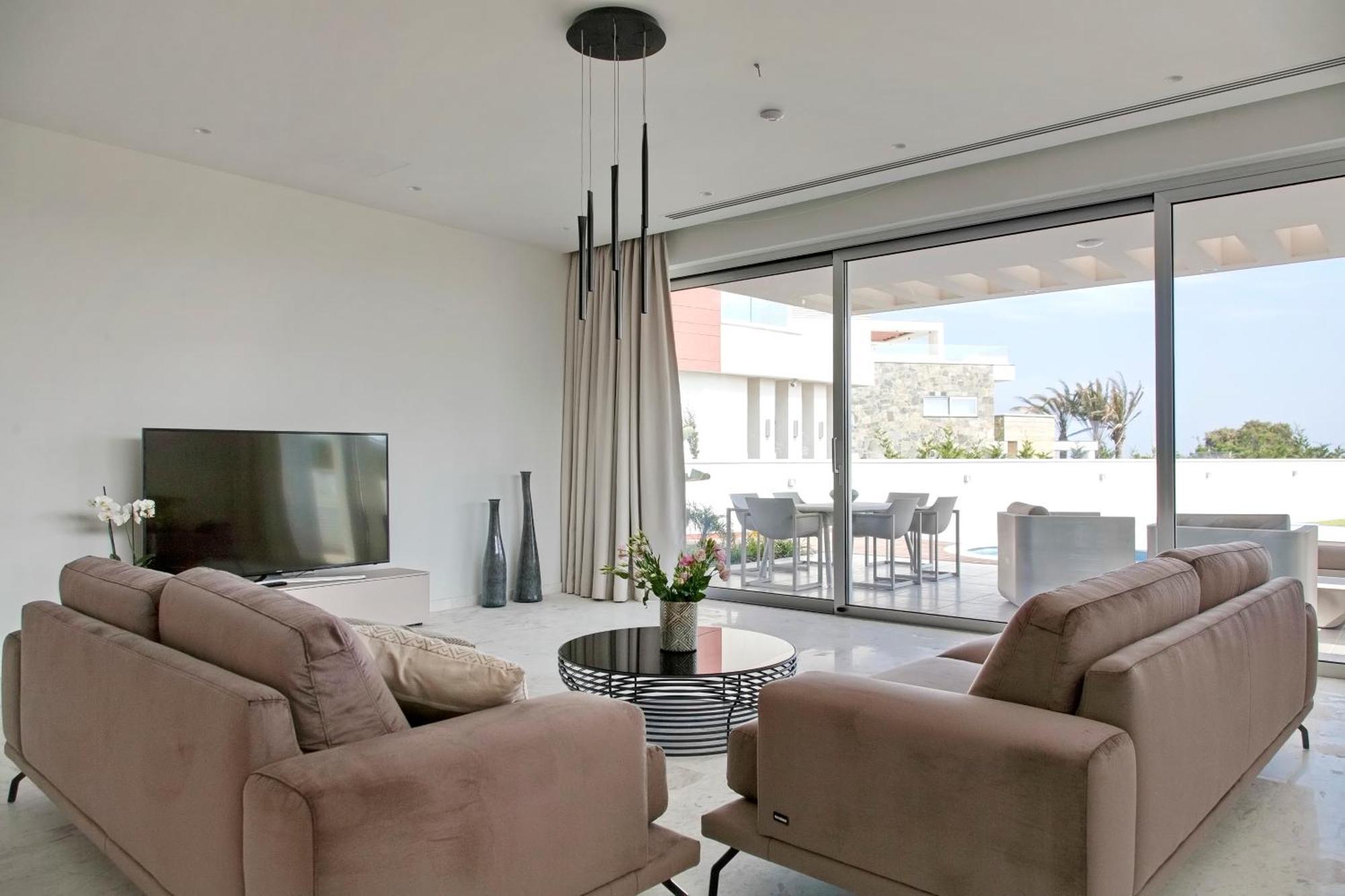 Beachfront Luxury Villa Idania Agia Napa Exterior foto