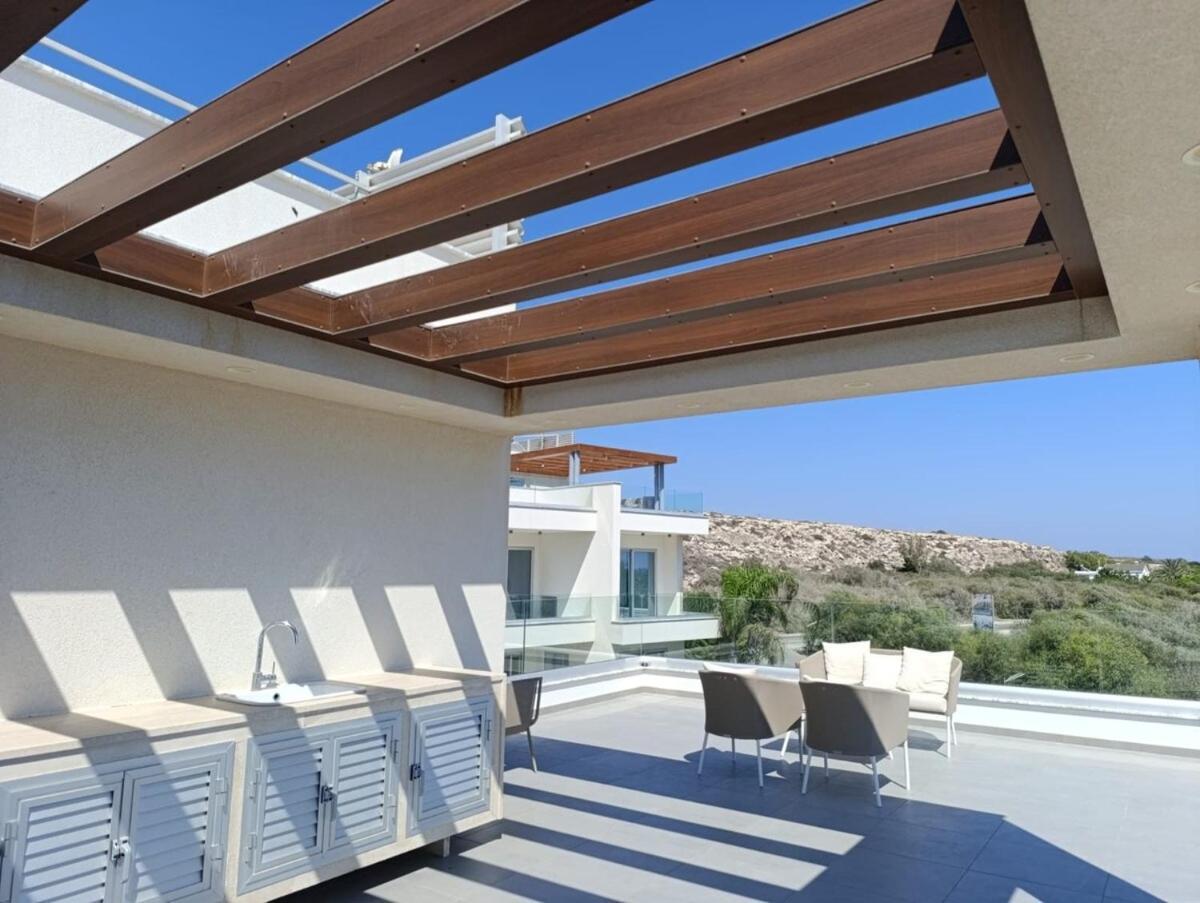 Beachfront Luxury Villa Idania Agia Napa Exterior foto