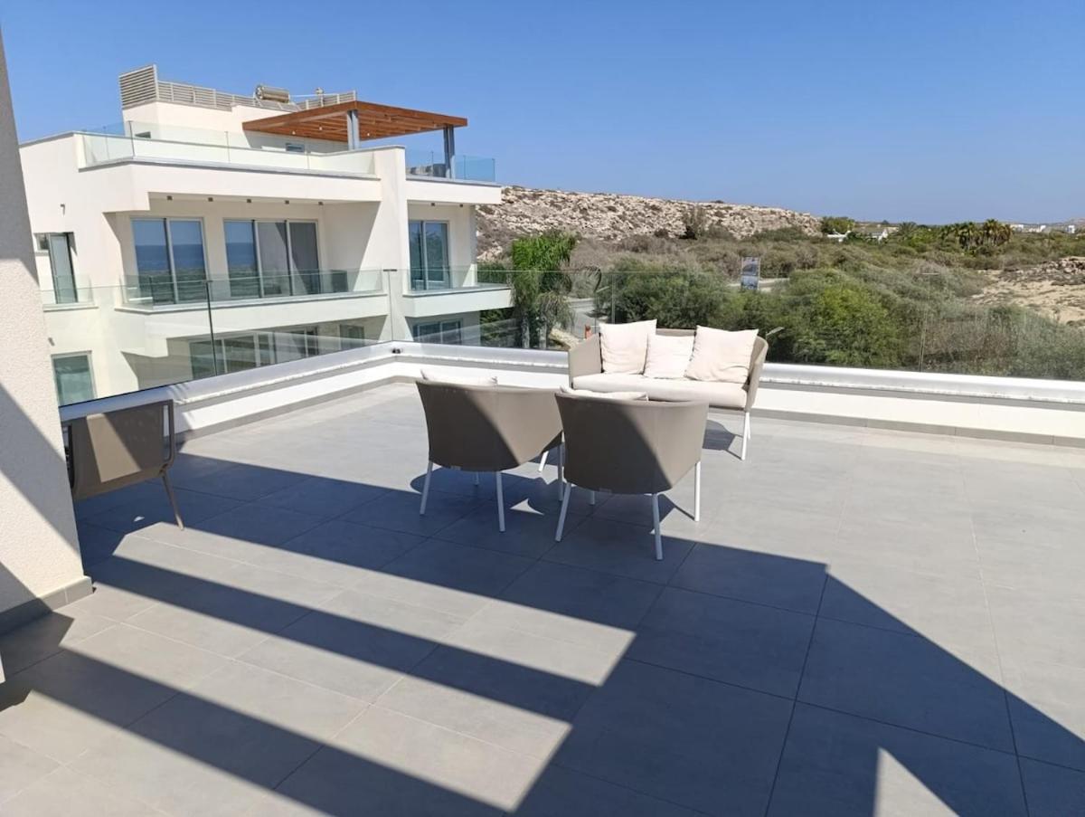 Beachfront Luxury Villa Idania Agia Napa Exterior foto